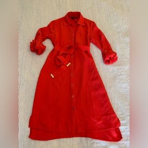 Orange/Bright shirt dress